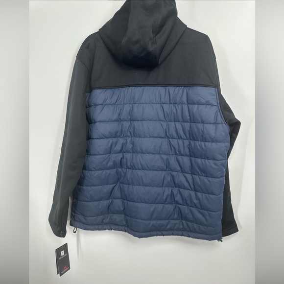 New Balance Men’s Large Full Zip Quilted Soft Shell Fleece 4 Way Stretch Jacket - Picture 4 of 4